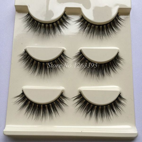 

3D False Eyelashe Natural Long Crisscross Soft Realistic False Eyelashes Beauty Makeup Large Eyelashes Fake Eyelashes Lashes