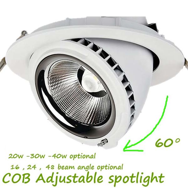 

отрежьте отверстие 160-170mm угол пучка 16 24 48 регулируемое сид 20w (2000lm) 30w(3000lm) 40w (4000lm) пожар расклассифицировал фару регули