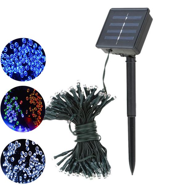 

22m 200led 12m 100led olar led tring light rgb ingle color decoration light for chri tma garden light holiday outdoor fairy zj0241