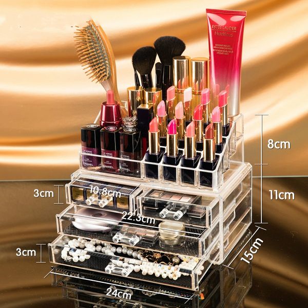 2019 Makeup Organizer Storage Box Acrylic Make Up Cosmetic