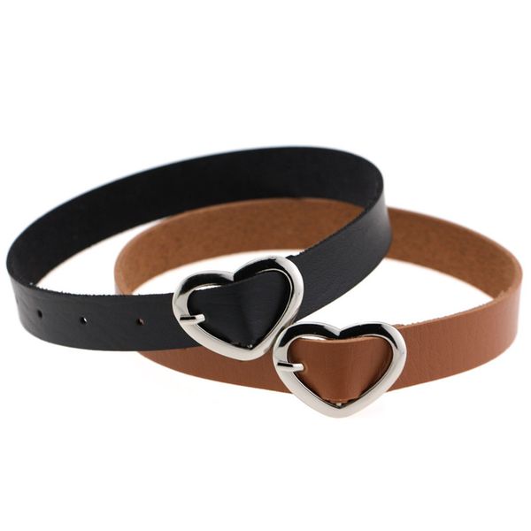 

heart love necklace choker pin buckle collar necklet designer necklace luxury designer jewelry women necklace hip hop fashion jewelry, Golden;silver