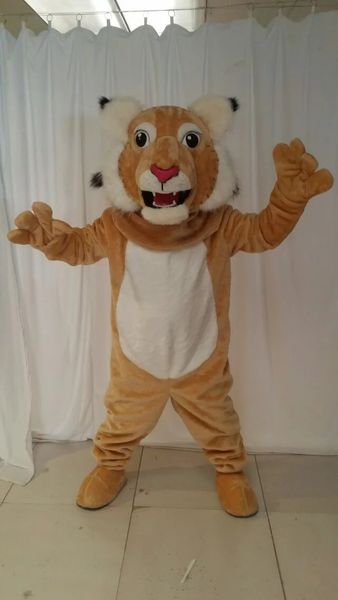 

sell bobcat mascot costume custom design mascot fancy carnival costume ing, Red;yellow