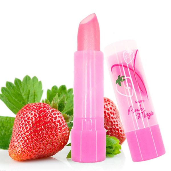

new fruit natural lip balm gloss makeup moisturizing lipstick cosmetic