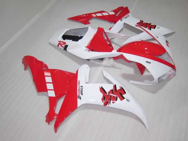 7 hediyeler Yamaha YZF R1 2002 2003 için Fairing kiti kırmızı beyaz kaportalar set YZF R1 02 03 VA34