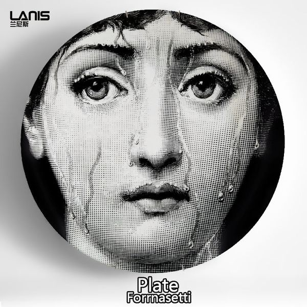 

2017 мода Новая Европа статуэтки Италия Fornasetti декоративные Fornasett плиты стены плиты