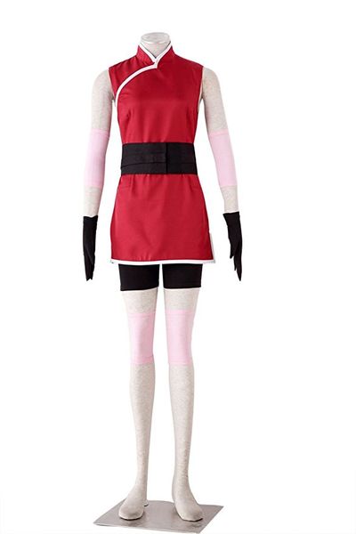 

naruto haruno sakura women's cosplay costume, Black