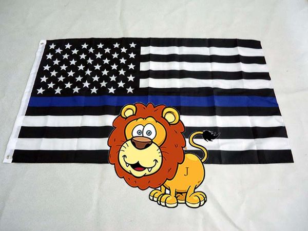 

blue line american flag flag ,blue line american flag 90*150cm 100% polyester banner