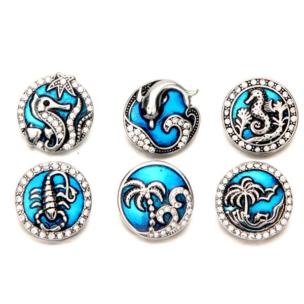 

Смешать цвета горный хрусталь эмаль синий морской жизни Noosa куски металла имбирь