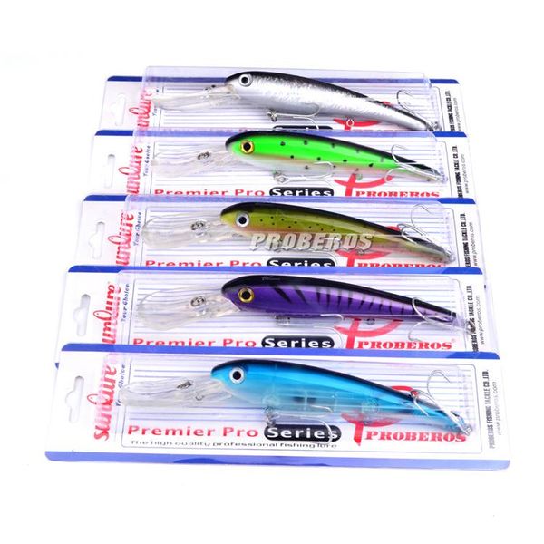 

bionic big minnow swimbait saltwater fishing lure abs plastic crankbaits 10colors 20cm 41g deep diving fly fishing bait with plastic box