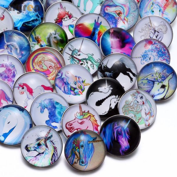 

Горячая Оптовая 50 шт. / лот высокое качество Unicorn Mix много стилей 18 мм стекло Оснаст
