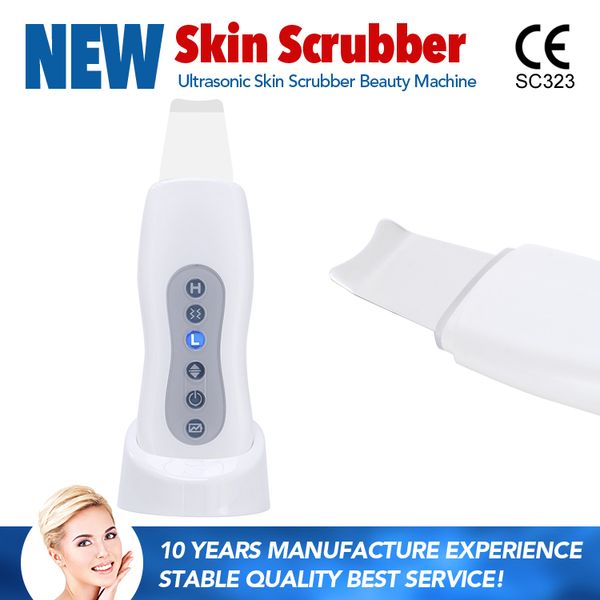 

2017 новые мини портативный ручной уход за кожей ультразвуковой скруббер кожи лица