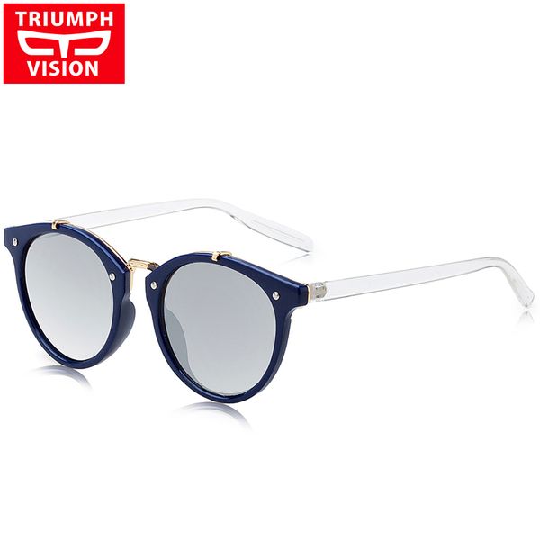 

оптово-мода vintage солнцезащитные очки женщины круглый gradient вс очки женщин очки brand new дизайнер ретро женский feminino, White;black