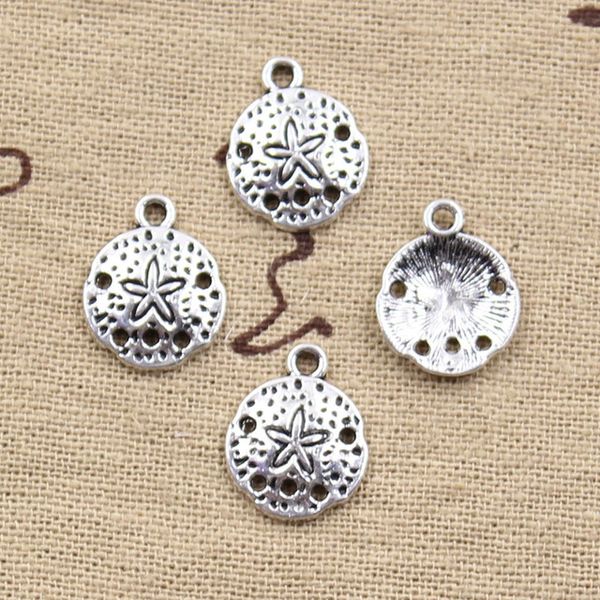 

wholesale-30pcs charms starfish 12mm antique pendant fit,vintage tibetan silver bronze,diy for bracelet necklace, Bronze;silver