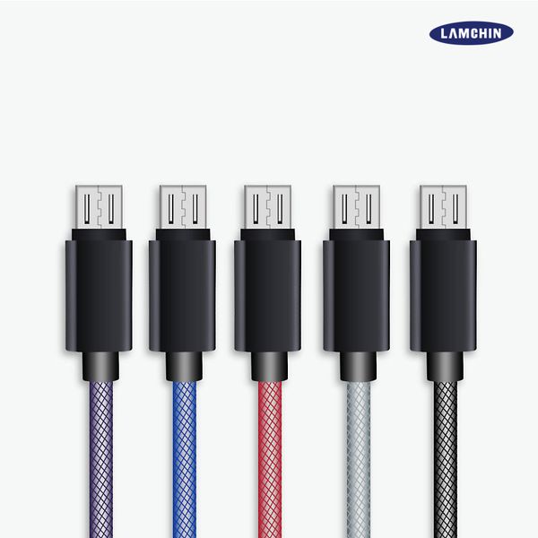 

Nylone braided fi hnet tripe u b data cable micro u b charge ync cable for am ung android type c huawei 2a 1m 3ft