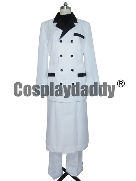 Fantasia Final Rufus Shinra Branco Halloween Set Cosplay