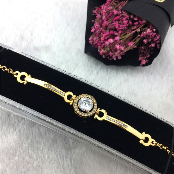

luxury brand bracelet charm beautiful crystal china stainless steel dress bracelet party spotlight lady cloth ing, Black