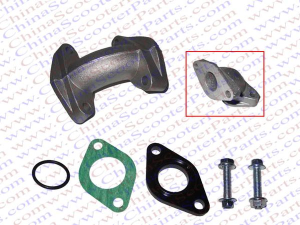 

wholesale- 22mm intake manifold kit with gasket 50cc 70cc 90cc 110cc atv quad taotao kaya apollo lifan sunl dirt pit bike parts