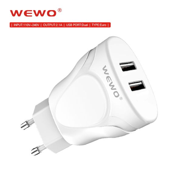 

metal dual usb wall charger adapter with cables eu plug portable powerbank phone charger for iphone 6s 7 8 plus samsung plate