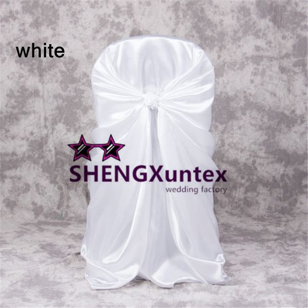 

Satin elf tie chair cover for wedding univer al chair cover