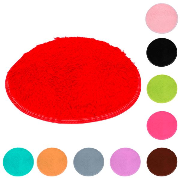 

wholesale-new qualified soft bath bedroom floor shower round mat rug non-slip dig633