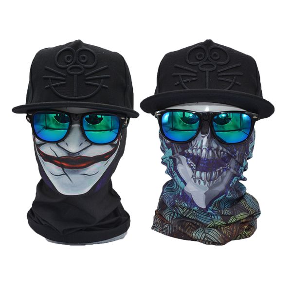 

оптовая продажа-мотоцикл трубы 2 шт череп шаблон дешевые бандана, Blue;gray