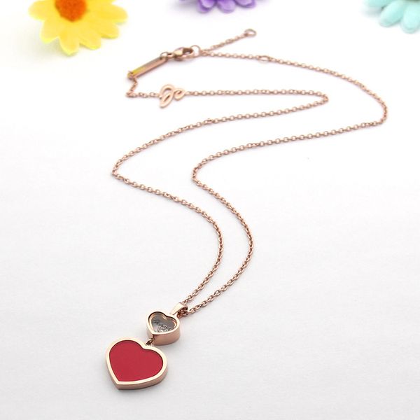 

Gorgeous Pendant Necklace Gold Color Stainless Steel Chain Choker Necklaces For Women Jewelry 2017