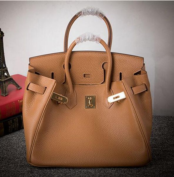 

100 full handmade women cla ic black colour leather with golden chain handbag women ize 35 leather luxury houlder bag