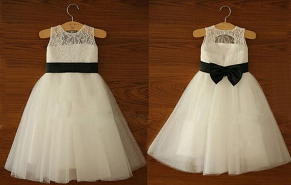 

flower girl dresses with sashes party communion new princess pageant dress for little girls kids/children dress for wedding, White;blue