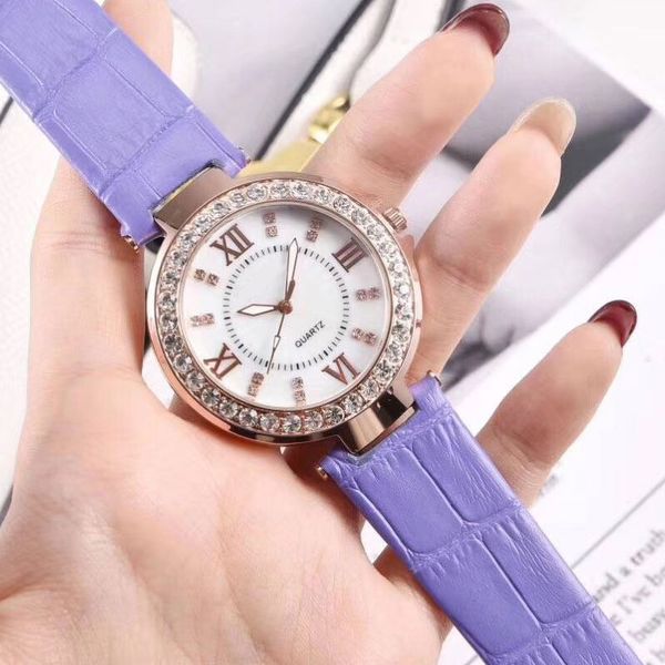 

новое платье женские часы top luxury diamond dial мода кожаный ремешок кварцевые женские часы для дамских девушек наручные часы лучший подар, Slivery;brown