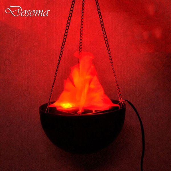 

wholesale- halloween bar decoration props chandelier simulation flame light decorative lights brazier electronic hanging brazier lamp toys