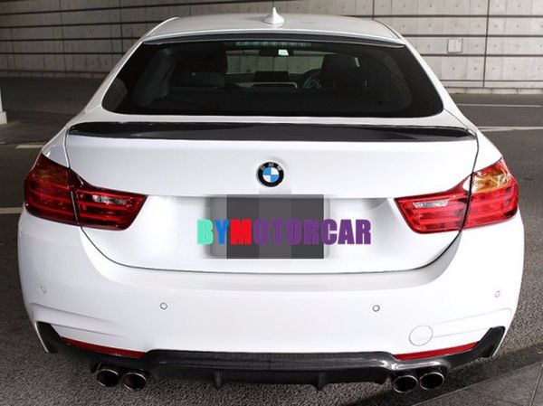 

реальный углеродного волокна ствола спойлер 420i 428i 435i 4-series f36 подходит для bmw