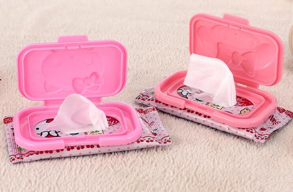 

wholesale- (5 pcs/lot) hello kitty my melody car room wet wipes tissue reusable lid