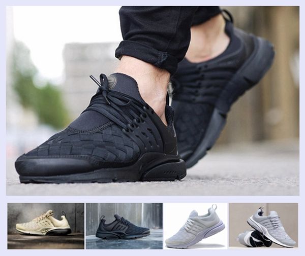 

Presto Ultra SE тканый песок все Черный полночь темно-синий Волк серый кроссовки Airs поду