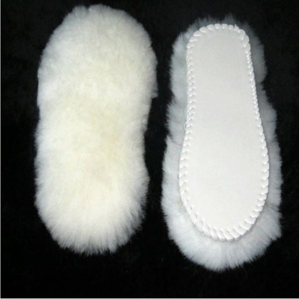 

insoles for snow boots thick shoe real fur 100% cashmere sheepskin wool thermal insoles warm soft for shoes size 35-45, White;pink
