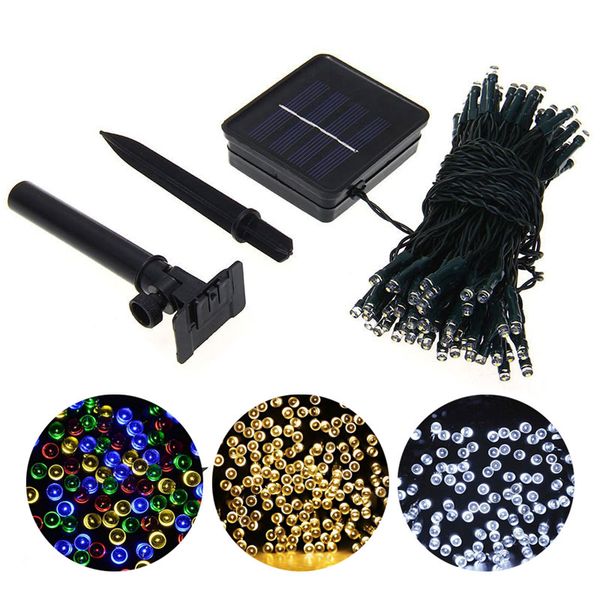 

wholesale- 50 led 5.4m solar power fairy light string lamp party halloween xmas home indoor outdoor decoration --m25