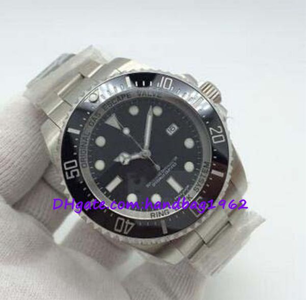 

luxury 2813 movement watch automatic stainless steel men watch 116660 44mm black with original box papers, Slivery;brown