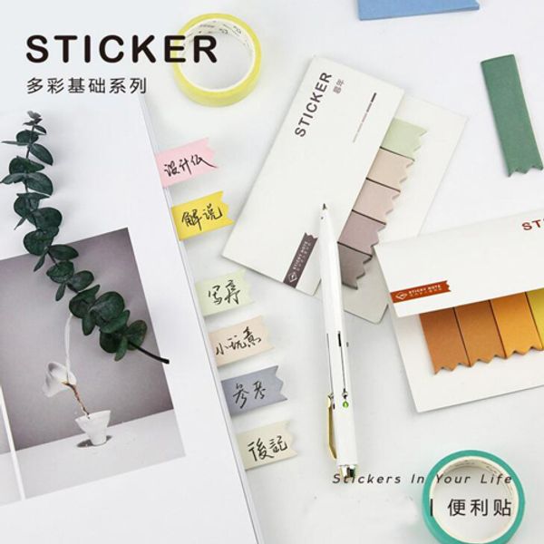 

wholesale- color sticker four season memo pad creative sticky notes stationery office memos escolar school supplies (dd-2729)