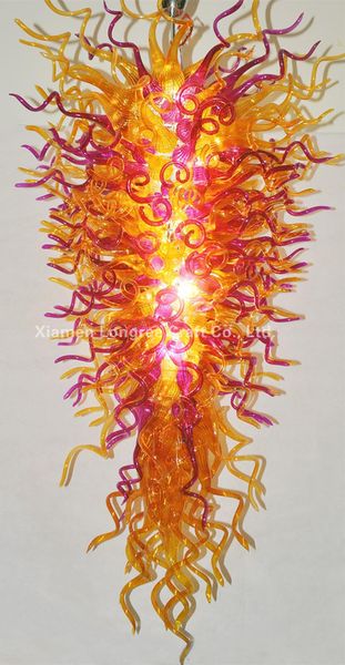 

price 110v/240v led lighting and lights l lobby chandelier hand blown glass decor hanging pendant light with led bulbs
