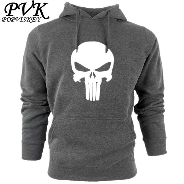 

Wholesale- Fashion hoodie men Hooded Anime skull hoodies new casual male Sweatshirt homme hip hop sportswear