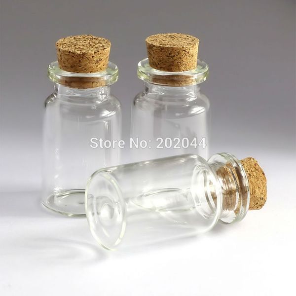 

wholesale- 100pcs 7ml mason jar glass bottles vials jars with cork ser decorative corked tiny mini liquid bottle 22*40mm 0.86*1.57in