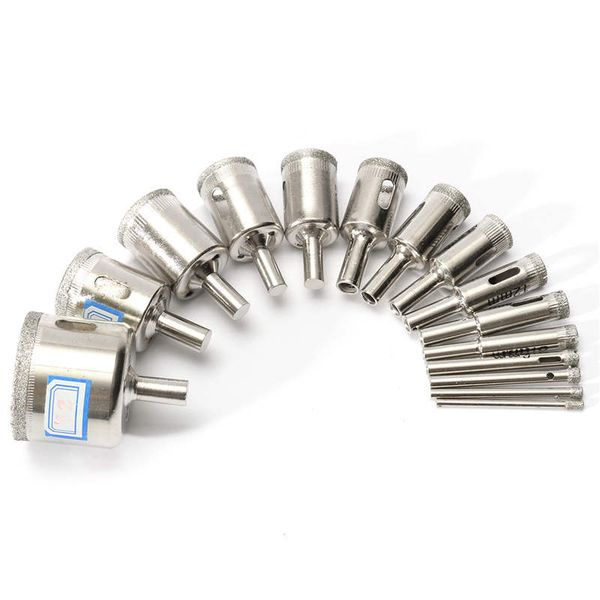 5Pcs 16 mm Diamond Coated Drill Bit Trou Coupeur Scie Verre Carrelage Céramique Marbre NEUF