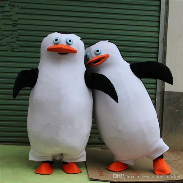 Pinguim madagascar traje da mascote personalizado fantasia traje kits cosply anime mascotte fancy dress traje do carnaval venda direta da fábrica