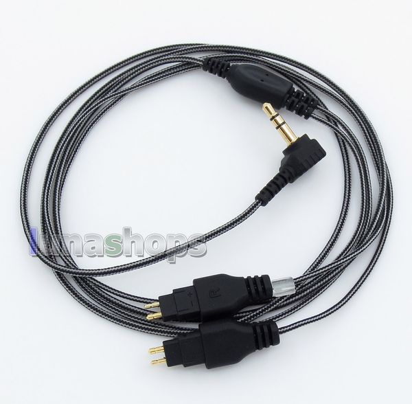 

black and white earphone audio cable for sennheiser hd25-1 sp hd650 hd600 hd580 hd525 hd565