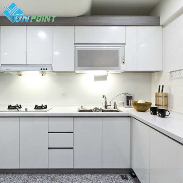 Glossy Wall Stickers Diy Decorative Pvc Vinyl Self Adhesive Glossy Wall Stickers Diy Decorative Pvc Vinyl Self Adhesive Wallpaper Kitchen Cabinet Door Furniture Home