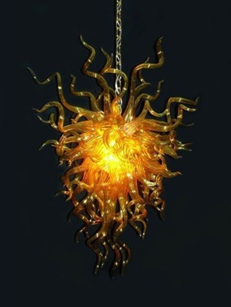 

lamps elegant led hanging pendant light for home art decoration 100% mouth blown glass shades chandelier