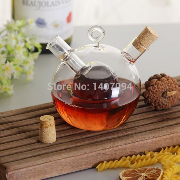 

wholesale- glass oil and vinegar bottles condiment bottles leakproof seal pot of vinegar gravy boats cooking tools hot