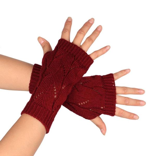 

wholesale- sif 2016 fashion knitted arm fingerless winter gloves soft warm mitten warm knitting gloves for woman girl, Blue;gray