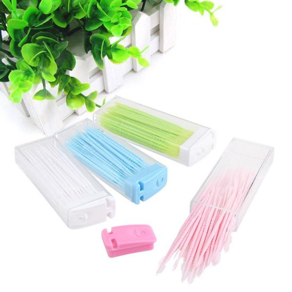 

wholesale- 3 packs plastic toothpicks brush hair 150pcs in box portable eco-friendly no smell ing