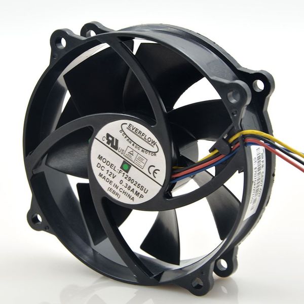 

everflow f129025su 9025 12v 9cm four wire speed circular pwm cooling fan for