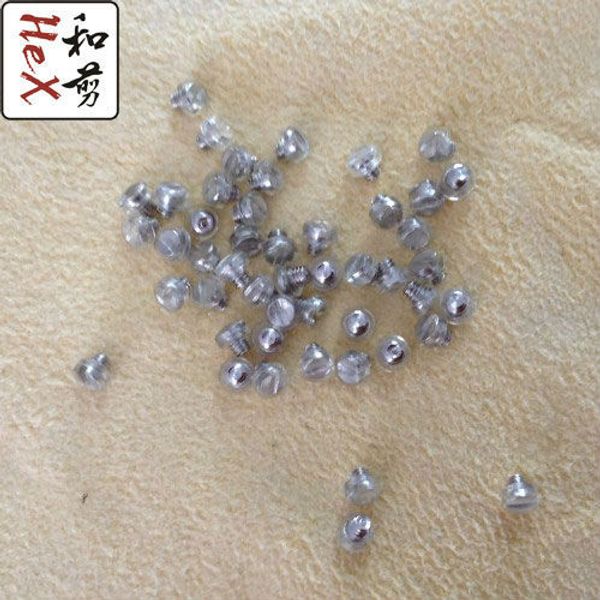 

wholesale- scissors parts stainless steel scissrs screw-in bumpers 2.5mm / 3mm diameter